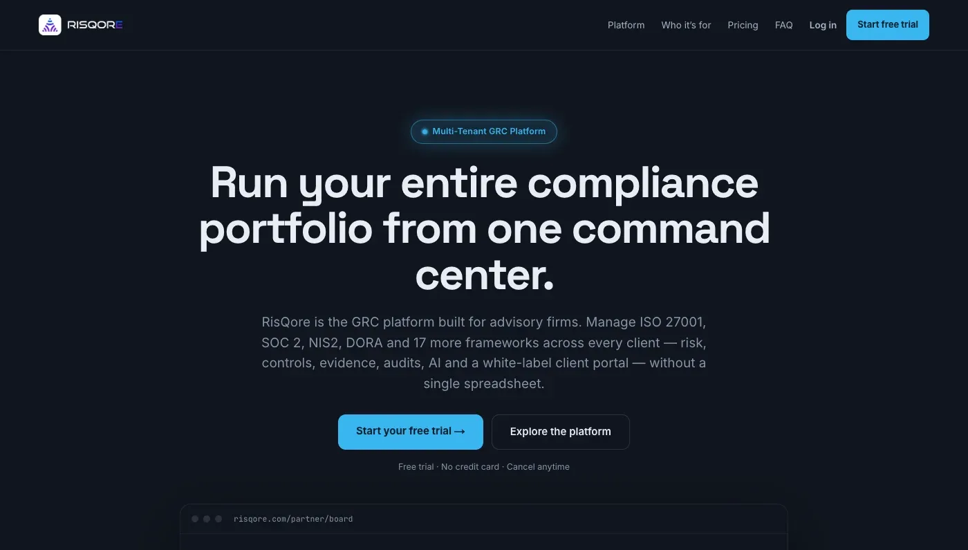 RisQore, White-Label GRC SaaS