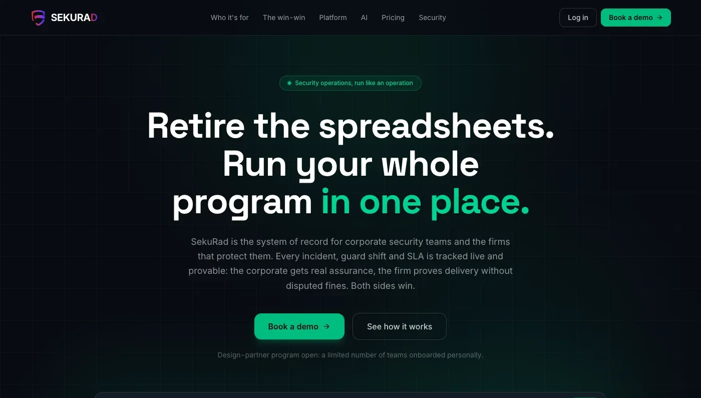 SekuRad, Corporate Security & Compliance Reporting